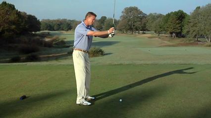 Maintain your width through the Backswing